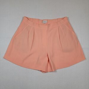 Babaton Aritzia Women's Cohen Terado‎ Shorts Sz 6 Coral Elastic Waist 4in Inseam